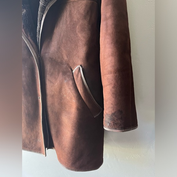 Morlands Sheepskin and Beaver Jacket ~ Size 38 - Picture 3 of 16